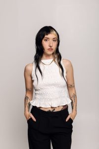 ESSENTIAL RUCHED TOP WHITE