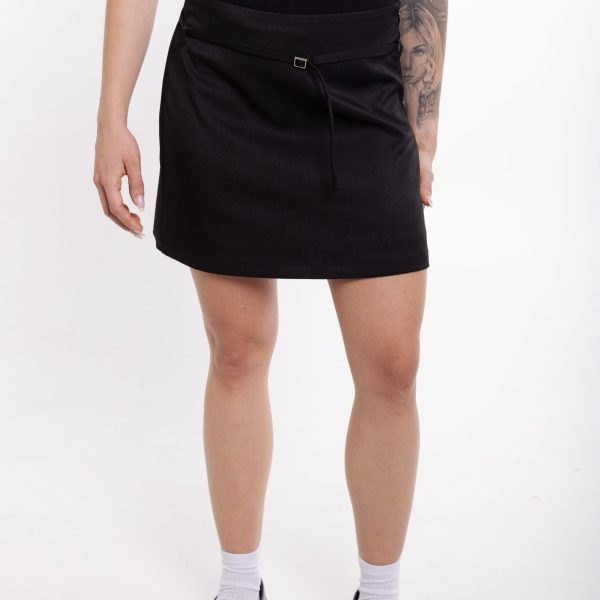 BELTED SKIRT
